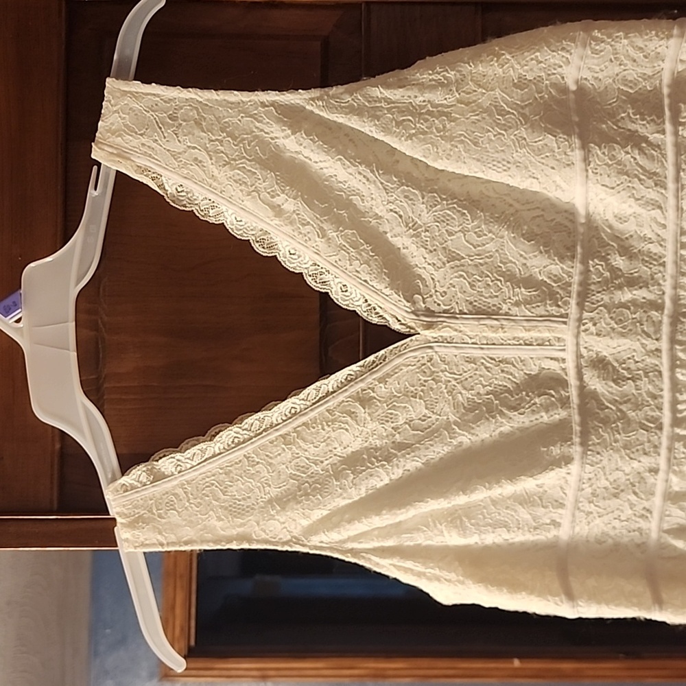 Nicole by Nicole Miller White Lace Dress Size 16